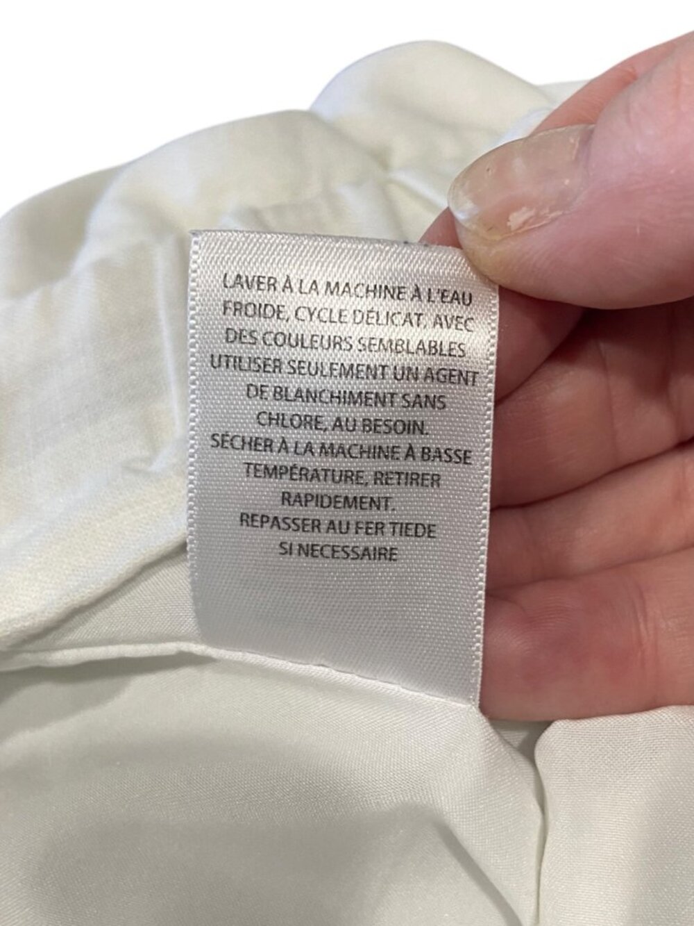 1901 Linen Blend Lined Pants White Size M Beach Coastal Minimalist Vacation Cute - Picture 5 of 14